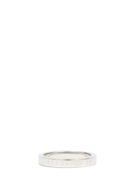 numeric signature ring woman silver MM6 MAISON MARGIELA | SM6UQ0059 P6469951
